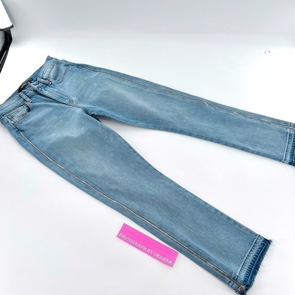 Hudson Holly High Waist Side Zipper Straight Leg Jeans size 25 - Picture 7 of 17